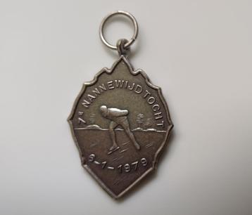 Medaille Schaatsen 7e Nannewijdtocht 6-1-1979 60 km  beschikbaar voor biedingen
