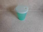 Tupperware Trendy Beker 330 ml. deksel Groen, Huis en Inrichting, Keuken | Tupperware, Ophalen of Verzenden, Zo goed als nieuw