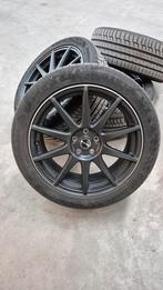 ZGAN Borbet 19 inch velgen met Continental banden, 19 inch, 245 mm, Banden en Velgen, Ophalen of Verzenden