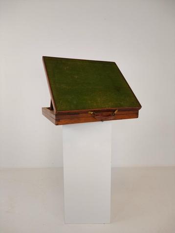 Antieke draagbare lessenaar koffer – circa 1920 beschikbaar voor biedingen