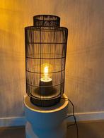 Light & Living Tafellamp Gruaro - Zwart - Ø24cm, Ophalen, Zo goed als nieuw, Metaal, 50 tot 75 cm