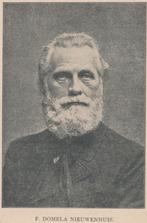 663W F. Domela Nieuwenhuis - socialistisch politicus, Ophalen of Verzenden, Voor 1920, Ongelopen, Sterren en Beroemdheden
