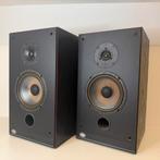 BNS E24 Vintage Speakers – Zwart met Transparante Cones, Overige merken, Ophalen of Verzenden, Zo goed als nieuw, Minder dan 60 watt