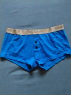 Heren onderbroek ondergoed boxershort L blauw gay ondeugend, Ophalen of Verzenden, Blauw, Boxer