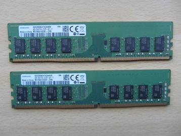 2x Samsung 4GB PC4-17000 DDR4-2133MHz non-ECC Unbuffered CL1 beschikbaar voor biedingen