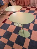 Bijzettafel metaal, Minder dan 55 cm, Metaal of Aluminium, Rond, Zo goed als nieuw