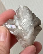 Iriserend (natuurlijke aura coating) cerussiet kristal (UV!), Ophalen of Verzenden