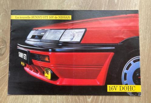 Brochure Nissan Sunny GTI 16 V DOHC ca 1980, Boeken, Auto's | Folders en Tijdschriften, Zo goed als nieuw, Nissan, Verzenden