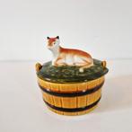 Vintage portugees botervlootje met koe, Ophalen of Verzenden