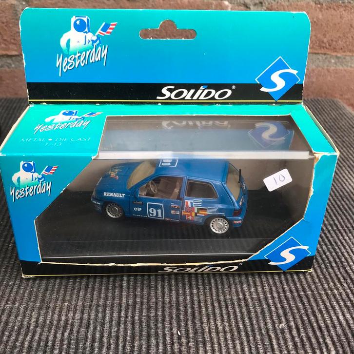 1:43 RENAULT CLIO RALLY …….NÚ 8,50 !!, Hobby en Vrije tijd, Modelauto's | 1:43, Zo goed als nieuw, Auto, Solido, Ophalen of Verzenden