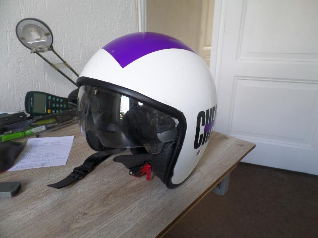 scooterhelm, Fietsen en Brommers, Brommerhelmen, Ophalen, Zo goed als nieuw, Medium, Onbekend