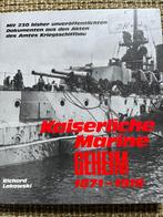 Kaiserliche Marine Geheim 1871-1918, Boeken, Marine, Ophalen of Verzenden, Zo goed als nieuw, Voor 1940