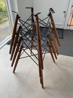 Onderstel (4x) voor DAW Vitra kuipjes, Huis en Inrichting, Stoelen, Ophalen, Bruin, Zo goed als nieuw, Vier