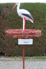 Originele geboorte aankondiging ooievaars nest en ei., Kinderen en Baby's, Kraamcadeaus en Geboorteborden, Ophalen, Zo goed als nieuw