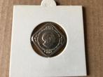 Herdenkingsstuiver nederland 25 jaar vrij  juliana en wilhe, Ophalen of Verzenden, Koningin Juliana, Losse munt