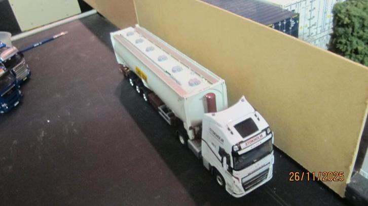3x WSI Bulk Container Transport Combinaties Z.G.A.N., Hobby en Vrije tijd, Modelauto's | 1:50, Nieuw, Bus of Vrachtwagen, Wsi