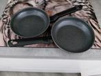 2 BK koekepannetjes, Huis en Inrichting, Ophalen of Verzenden, Zo goed als nieuw, Rvs, Kookpan of Snelkookpan