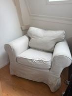 Ektorp stoel beige, Ophalen, Gebruikt, 75 tot 100 cm, Stof