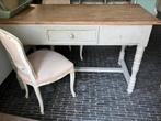 Franse brocante prachtige tafel/ sidetable✨, Huis en Inrichting, 75 cm of meer, Ophalen of Verzenden, Zo goed als nieuw, Brocante landelijke style