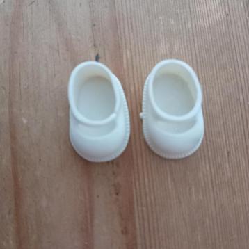 Vintage schoentjes voor Fleur (Otto Simon) baby popje.  beschikbaar voor biedingen