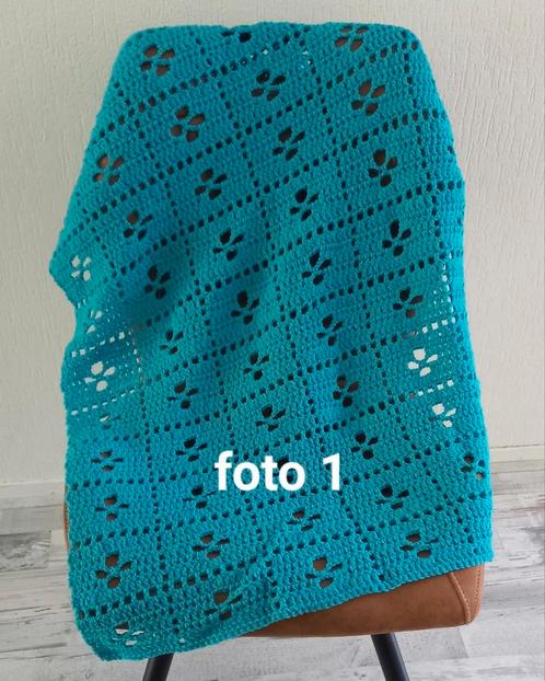 Gehaakte deken, Huis en Inrichting, Woonaccessoires | Plaids en Woondekens, Nieuw, Ophalen