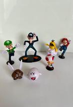 Super Mario figurines, 7-delig, Kinderen en Baby's, Speelgoed | Actiefiguren, Gebruikt, Ophalen of Verzenden
