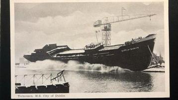 Terneuzen  Scheepsbouw  "City of Dublin" 1954 beschikbaar voor biedingen
