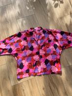 Vintage Zijden Blouse - Kleurrijk & Oversized, Kleding | Dames, Blouses en Tunieken, Ophalen of Verzenden, Gedragen, Maat 42/44 (L)