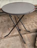 Inklapbare statafel – rond, Ophalen, Gebruikt