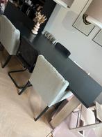 Donkergrijze eettafel 240x100cm, Huis en Inrichting, Tafels | Eettafels, Ophalen, Eikenhout, 200 cm of meer, 50 tot 100 cm