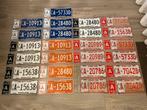 Nummerplaten Aruba diverse jaren, Verzamelen, Ophalen of Verzenden, Gebruikt, Auto's