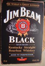 JIM BEAM WHSKEY REKAME -METAAL-, Verzamelen, Merken en Reclamevoorwerpen, Ophalen of Verzenden, Nieuw, Reclamebord