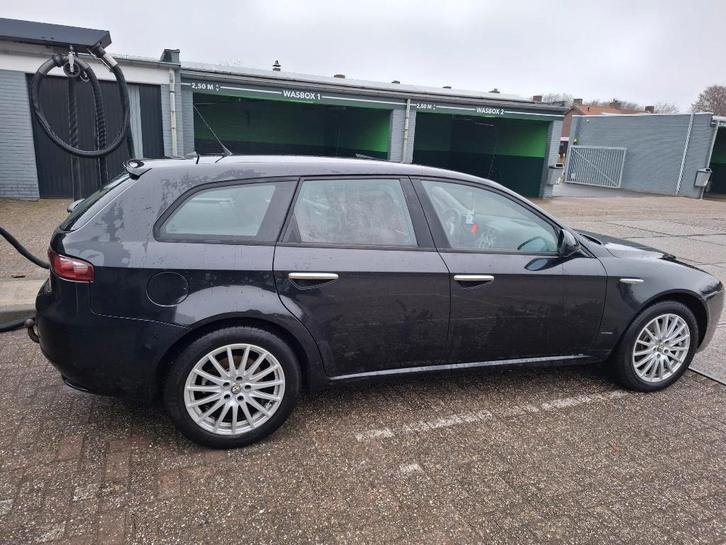 Alfa Romeo 159 1.8 MPI Business 08 Zwart, Auto's, Alfa Romeo, Particulier, ABS, Airbags, Airconditioning, Bluetooth, Boordcomputer