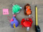 4 nieuwe zgan Lidl knuffels Aquamini’s en bos knuffel, Lidl, Ophalen