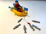 Playmobil 3574 Visser met rubberboot (vintage), Kinderen en Baby's, Speelgoed | Playmobil, Complete set, Gebruikt, Ophalen