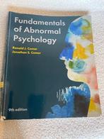 Fundamentals of abnormal psychology, Ophalen of Verzenden, Beta, Gelezen, WO