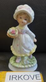 VICTORIAANS LIEF MEISJE * BEELDJE * Holly Hobbie Stijl *, Verzamelen, Beelden en Beeldjes, Verzenden, Zo goed als nieuw, Mens