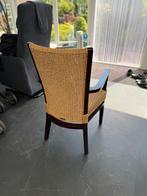Rotan fauteuil met houten frame, Ophalen
