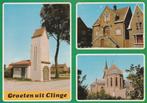 CLINGE Toren Gemeentehuis Kerk Groeten, Verzenden, 1980 tot heden, Gelopen, Zeeland