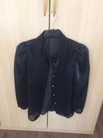 Zwarte blouse, Ophalen of Verzenden, Zo goed als nieuw, Maat 36 (S), Zwart