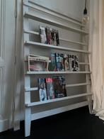 Tijdschriften magazine rek wit hout 170x120x10, Huis en Inrichting, Woonaccessoires | Wandplanken en Boekenplanken, Zo goed als nieuw