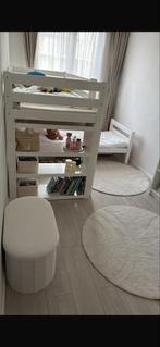 Mooi wit stapelbed met opbergruimte, 70 tot 85 cm, Ophalen of Verzenden, Zo goed als nieuw, Hoogslaper of Stapelbed