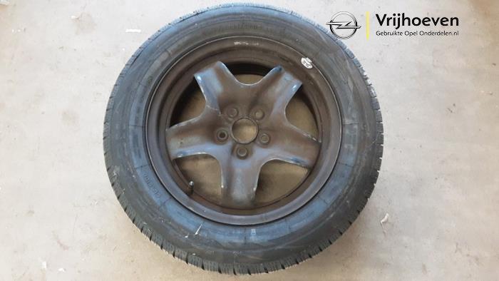 Reservewiel van een Opel Astra (Astra K 15-), Auto-onderdelen, Banden en Velgen, Velg(en), Personenwagen, Gebruikt, 3 maanden garantie