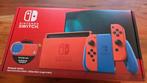 Nintendo Switch 1 Mario Red & Blue Edition, Ophalen of Verzenden, Nieuw, Met 2 controllers, Switch 2019 Upgrade