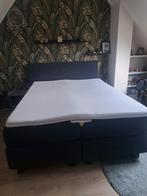 Bed met Topper - Comfortabel Slapen!, Gebruikt, Zwart, Tweepersoons, Ophalen of Verzenden