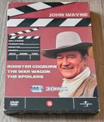 John Wayne 3DVD Box - Rooster Cogburn, War Wagon, Spoilers, Vanaf 16 jaar, Ophalen of Verzenden, Zo goed als nieuw, Boxset