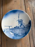 Vintage Wandbord met Molen Voorstelling, Antiek en Kunst, Antiek | Wandborden en Tegels, Ophalen of Verzenden