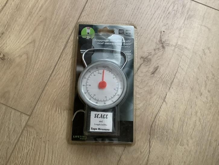 Bagageweegschaal met Meetlint - Nieuw, Sieraden, Tassen en Uiterlijk, Koffers, Nieuw, Metaal, Ophalen of Verzenden