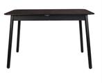 Glimps Tafel 120/162x80 Zwart, Ophalen, 50 tot 100 cm, Zo goed als nieuw, 150 tot 200 cm