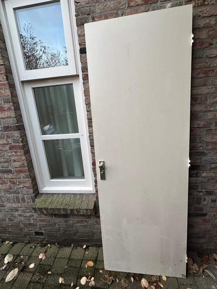 Binnendeur 73x211.5 cm, Doe-het-zelf en Verbouw, Deuren en Horren, Gebruikt, Binnendeur, 200 tot 215 cm, Minder dan 80 cm, Hout